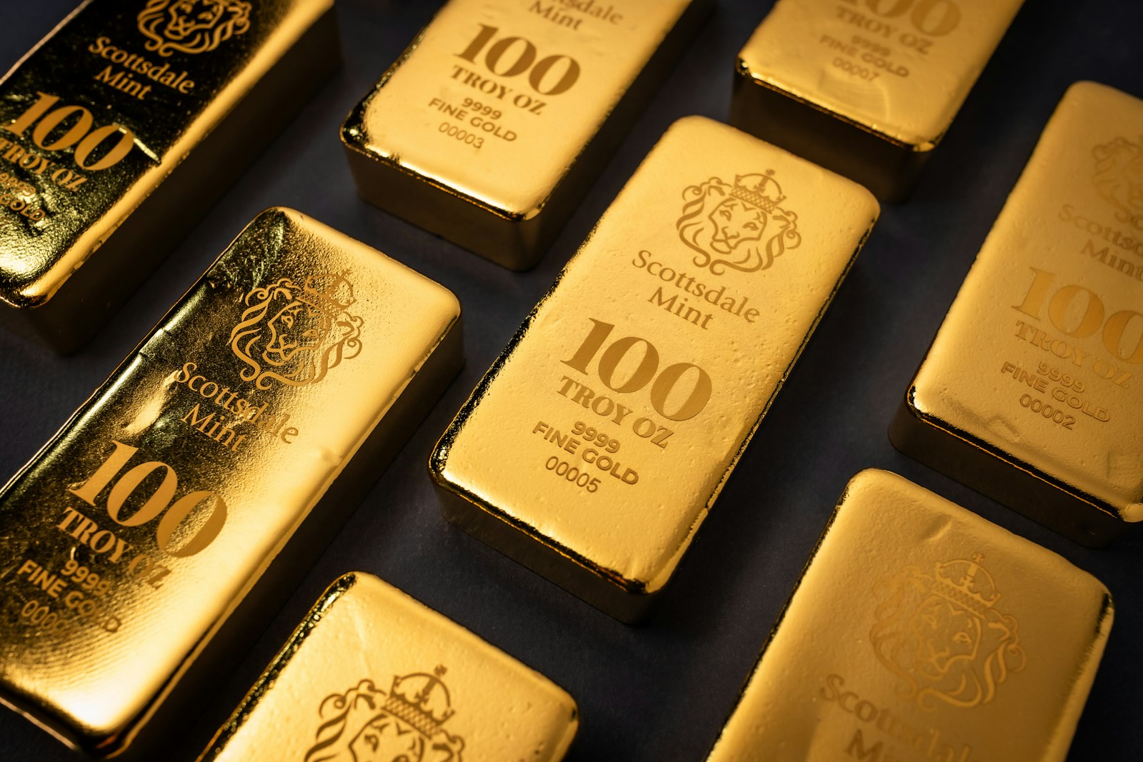 Gold bullion bars